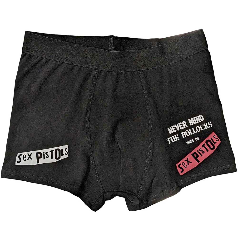 Sex Pistols - Never Mind the Bollocks Original Album Boxershorts - Zwart